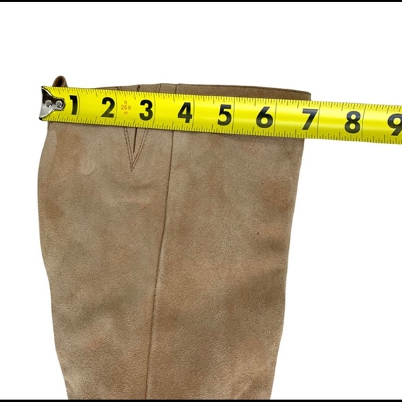 Sam Edelman Olen Suede Camel Tan Knee High Boots GUC - Picture 7 of 10